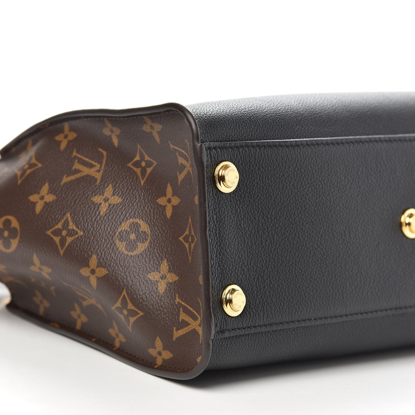 Calfskin Monogram On My Side Black