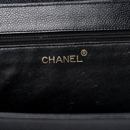 Chanel Caviar Flap Shoulder Bag Black 5 of 15