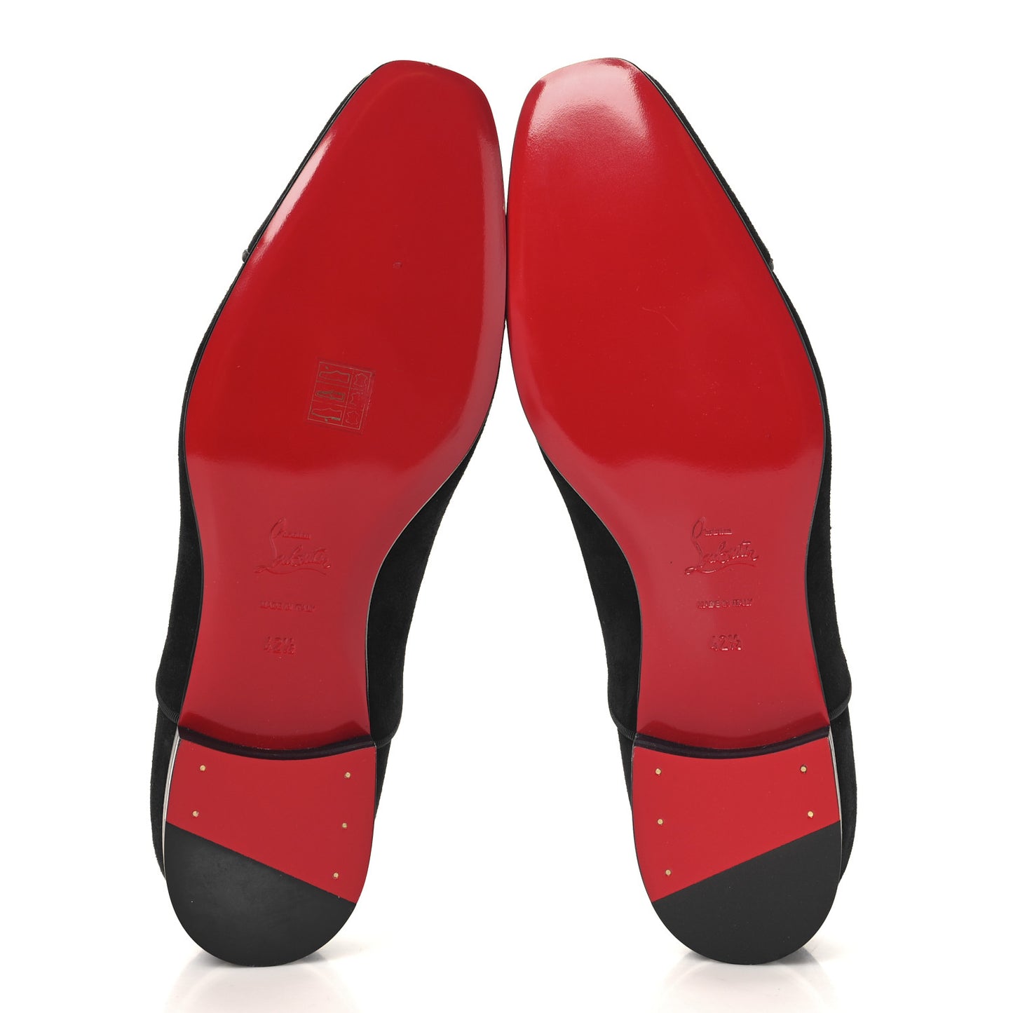 Veau Velours Mens Alpha Male Flat 42.5 Black