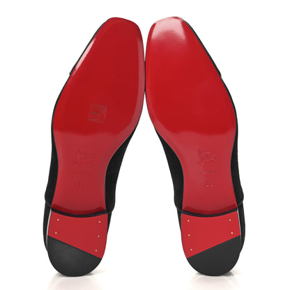 Christian Louboutin Veau Velours Mens Alpha Male Flat 42.5 Black 6 of 9