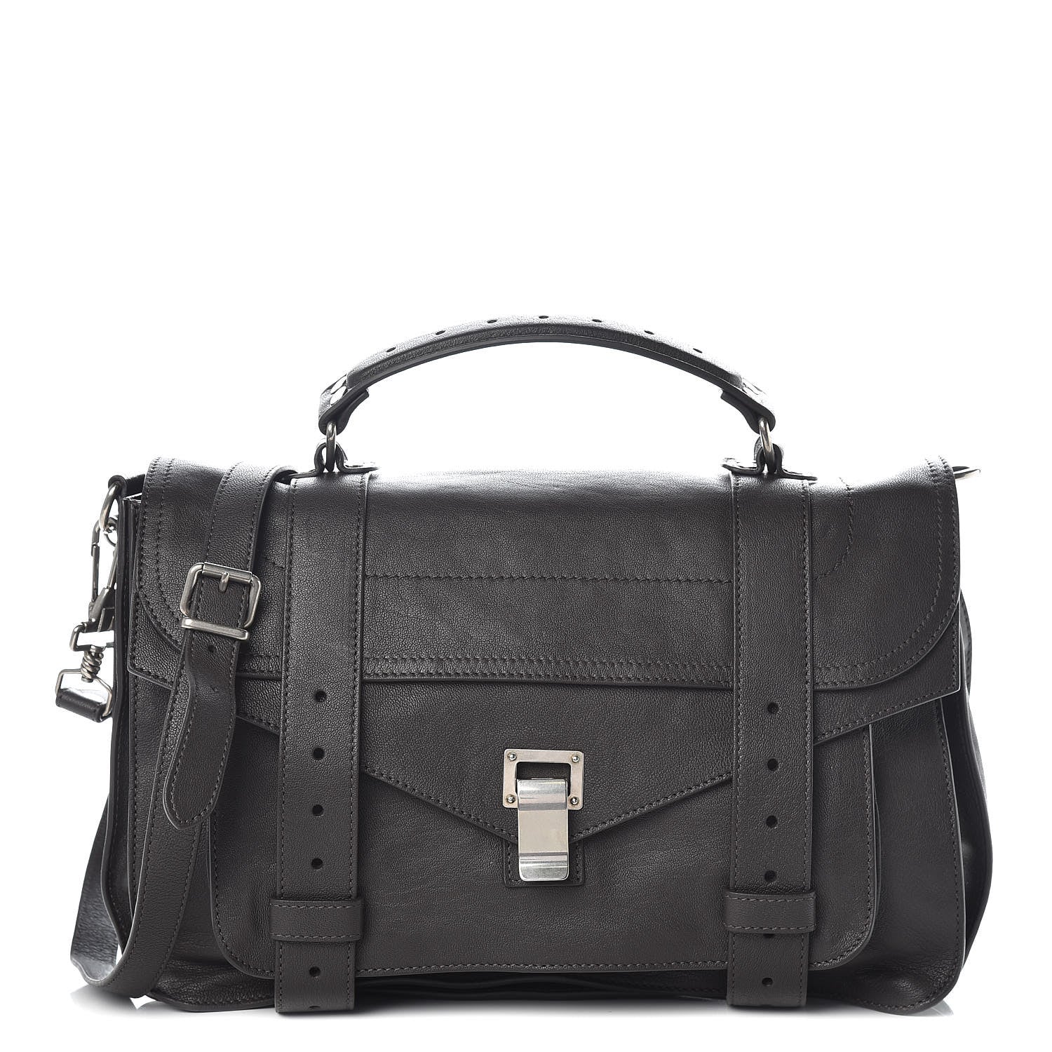 Proenza Schouler Lambskin Medium PS1 Satchel Pepe 1 of 10