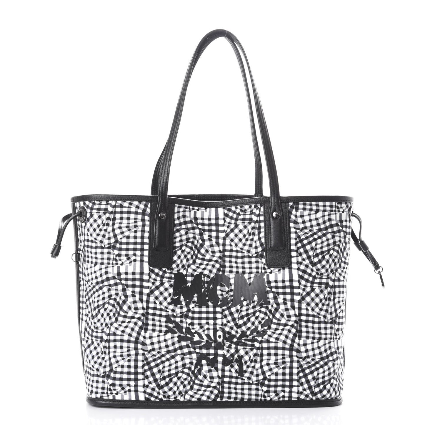 Visetos Medium Liz Reversible Shopper Tote Black