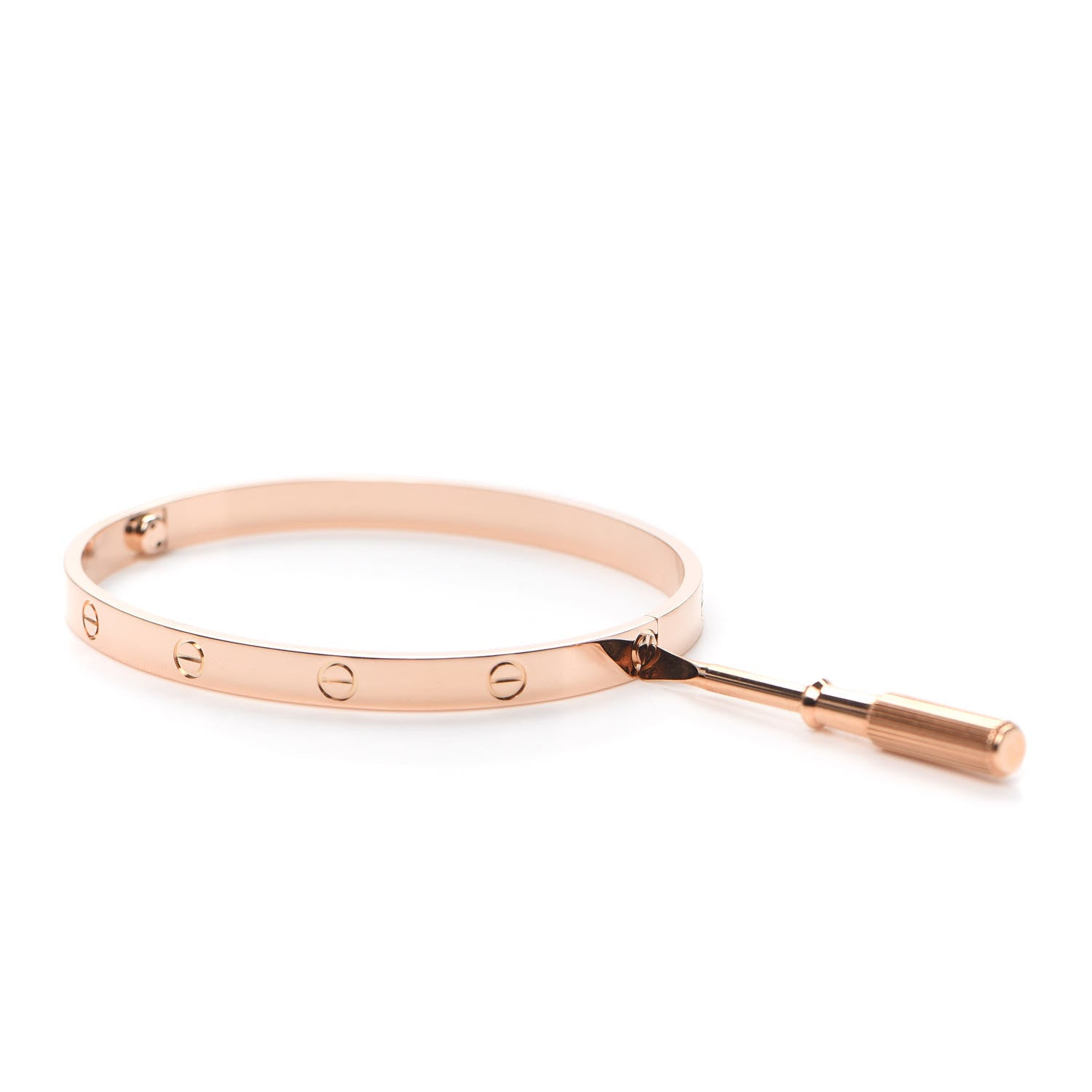 Cartier 18K Pink Gold LOVE Bracelet 21 4 of 8