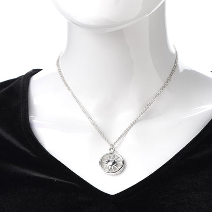 Tiffany Sterling Silver Sun Pendant Necklace 2 of 6
