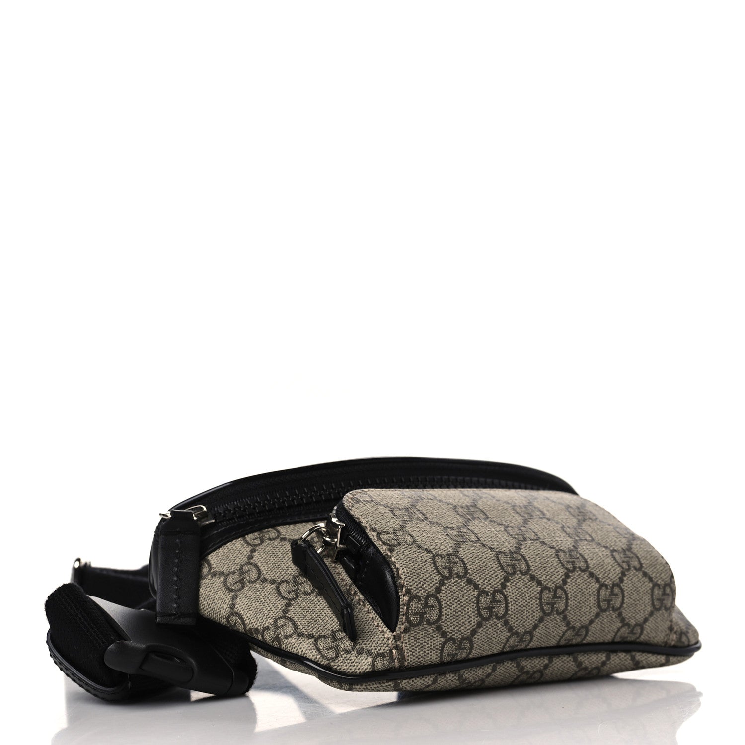 Gucci GG Supreme Monogram Belt Bag Black 4 of 9