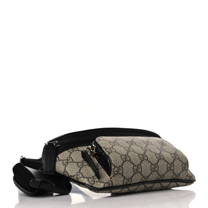 Gucci GG Supreme Monogram Belt Bag Black 4 of 9