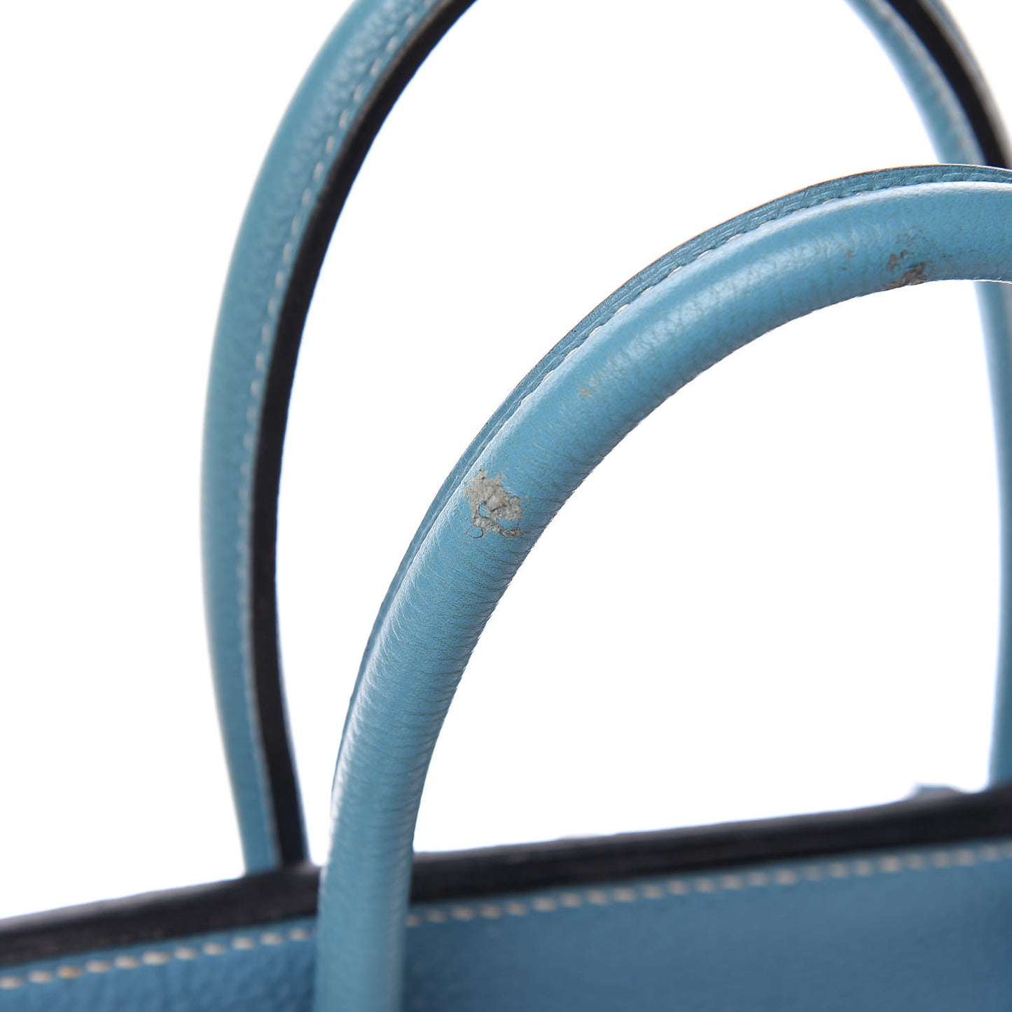 Taurillon Clemence Birkin 30 Blue Jean