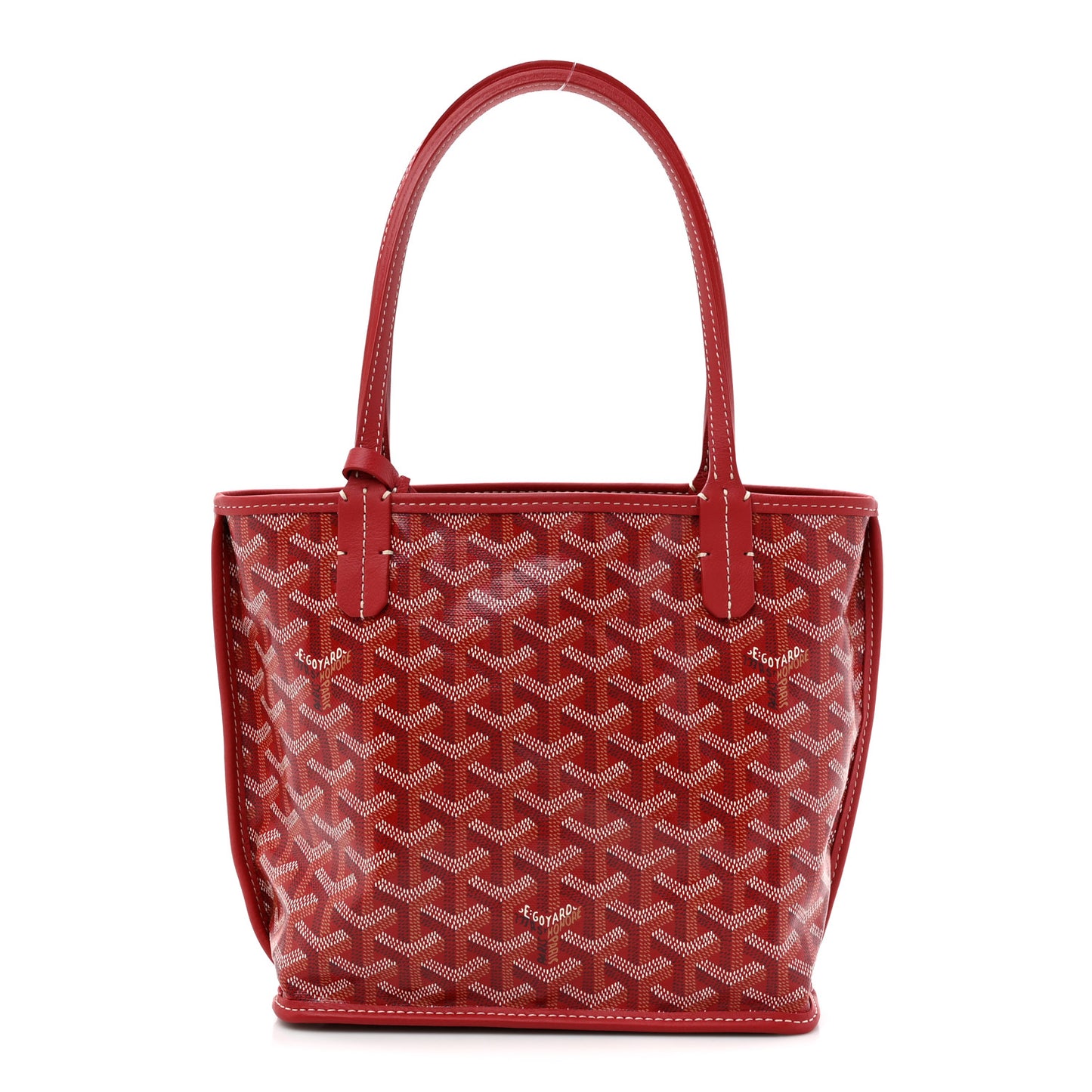 Goyardine Reversible Mini Anjou Red