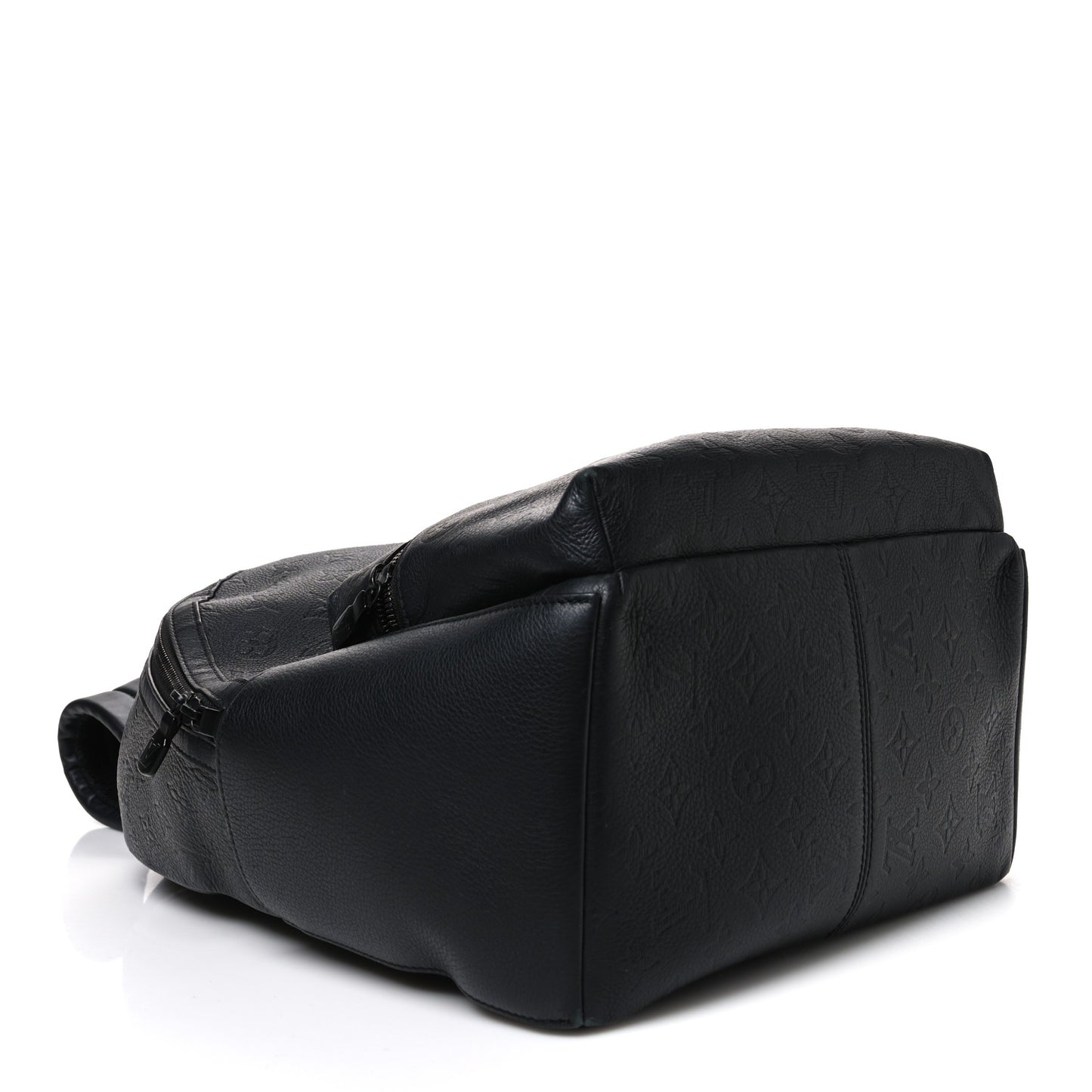 Calfskin Monogram Shadow Discovery Backpack Black