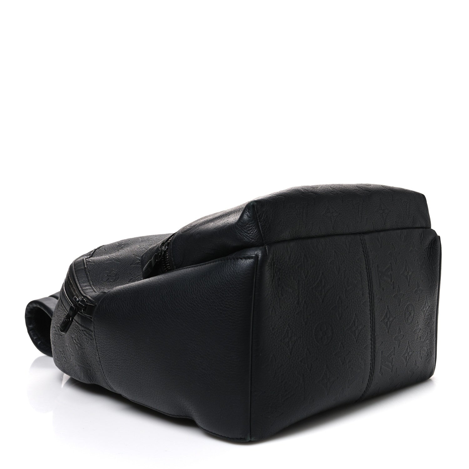 Louis Vuitton Calfskin Monogram Shadow Discovery Backpack Black 4 of 10
