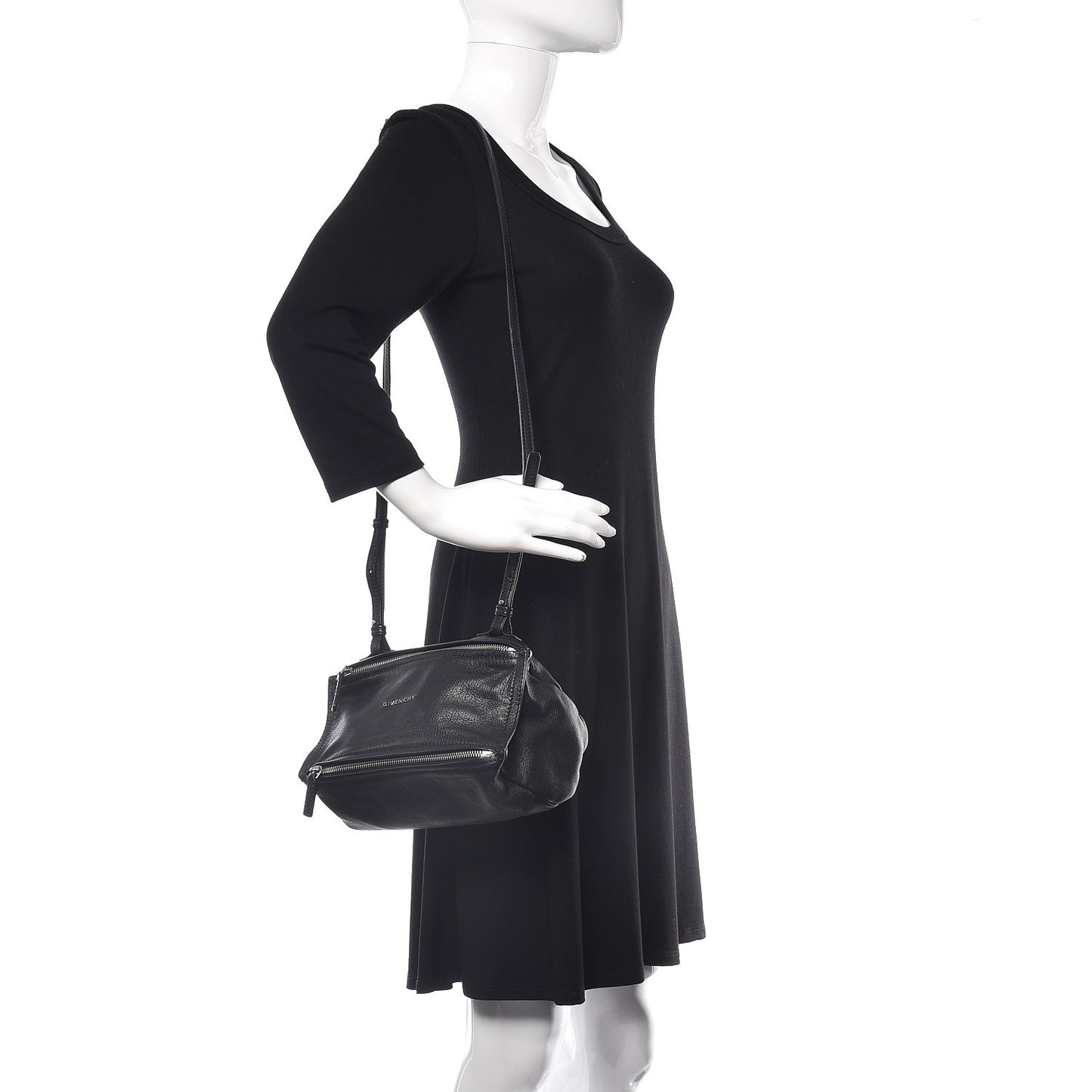 Sugar Goatskin Mini Pandora Black
