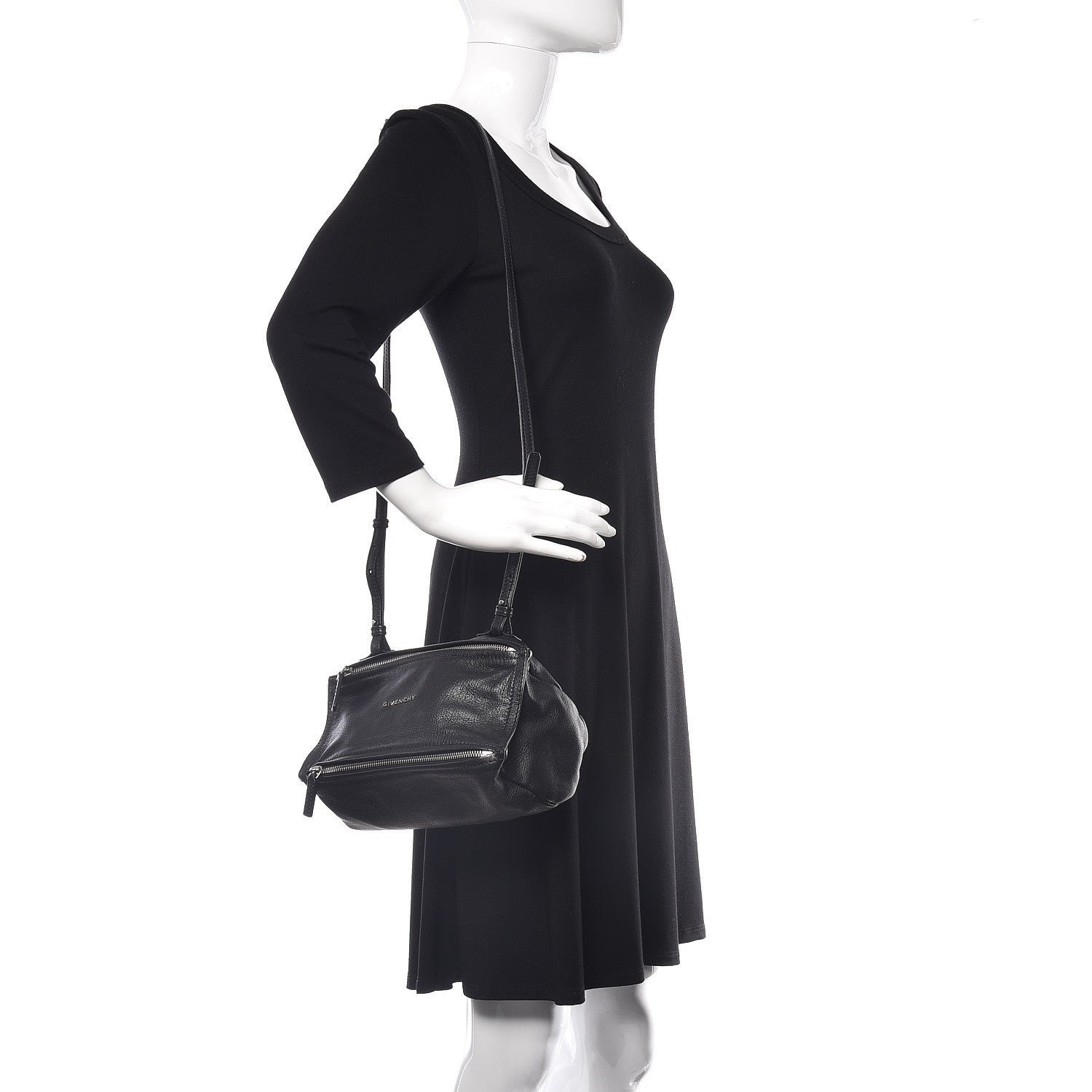 Givenchy Sugar Goatskin Mini Pandora Black 2 of 9