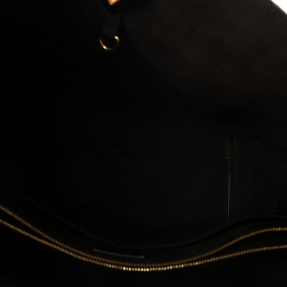 Louis Vuitton Calfskin Monogram Kimono Tote Black 5 of 9