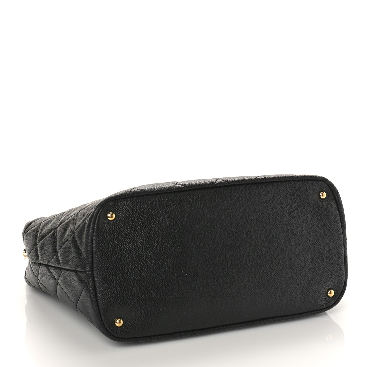 Caviar Quilted Timeless CC Soft Tote Black