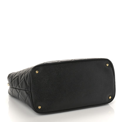 Chanel Caviar Quilted Timeless CC Soft Tote Black 4 of 10