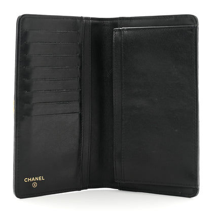 Chanel Caviar Quilted Boy Yen Wallet Black 5 of 9