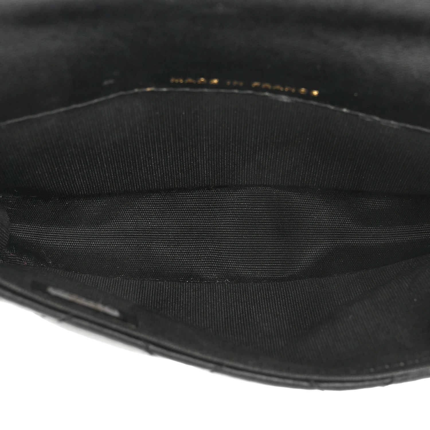 Chanel Lambskin Quilted Top Handle Flap Coin Purse With Chain Black 5 of 15
