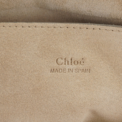 Chloe Suede Calfskin Small Faye Shoulder Bag Tobacco 6 of 7