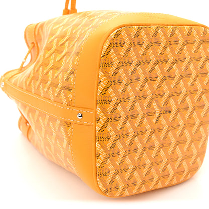 Goyard Goyardine Petit Flot Bucket Bag PM Yellow 8 of 9