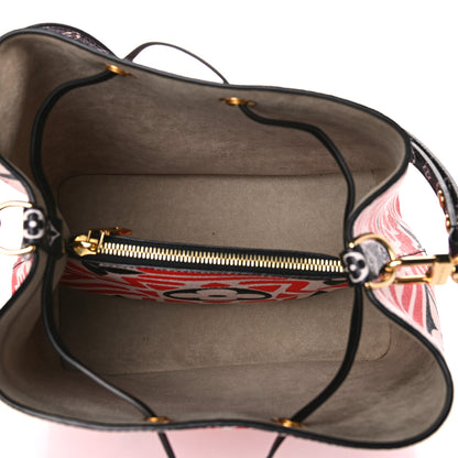 Louis Vuitton Monogram Giant Crafty NeoNoe MM Creme Rouge Black 5 of 9
