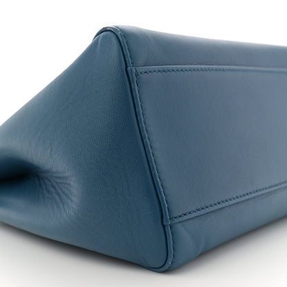 Fendi Nappa Colorblock Mini Peekaboo Iconic Satchel Iris Magenta Bubblegum 9 of 12