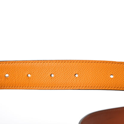 Hermes Swift Epsom 32mm Belt Strap 95 Mangue Gold 3 of 9