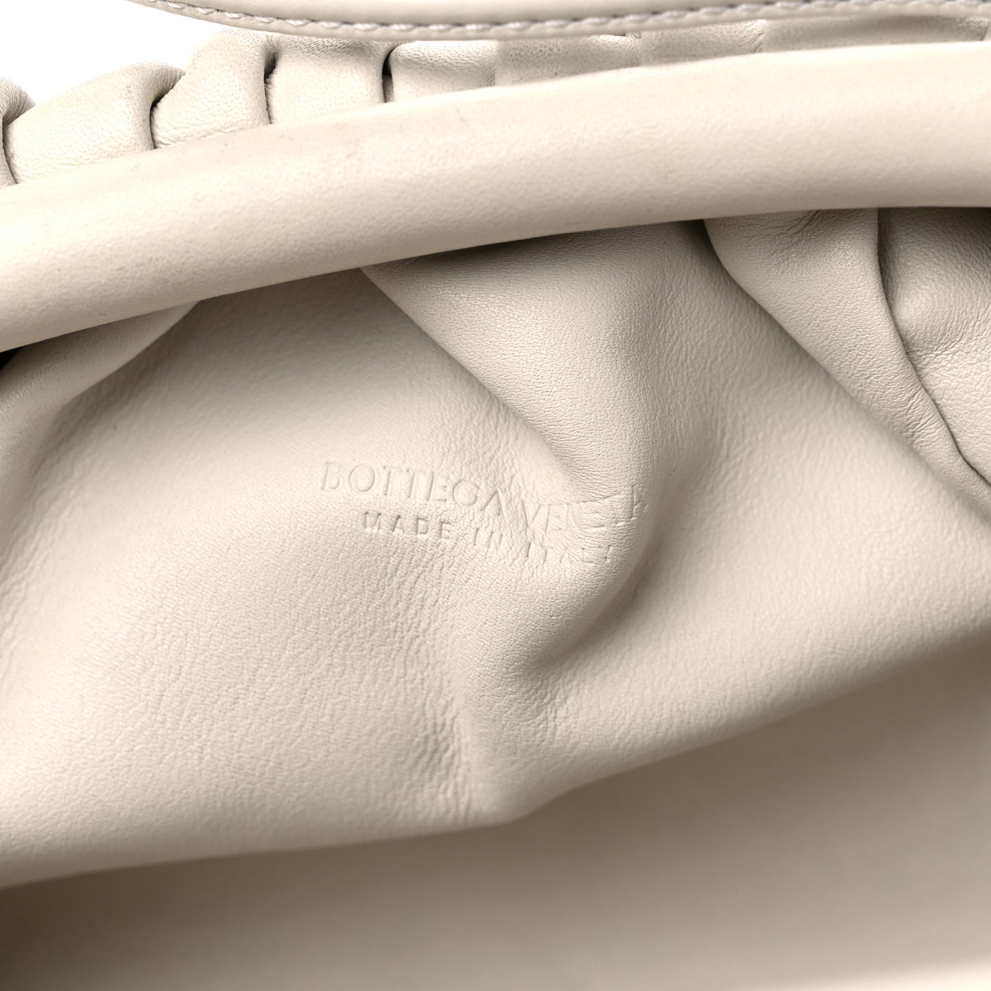 Butter Calfskin The Mini Pouch Chalk