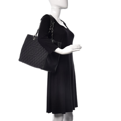 Chanel Caviar Quilted XL Grand Shopping Tote GST Black 2 of 10