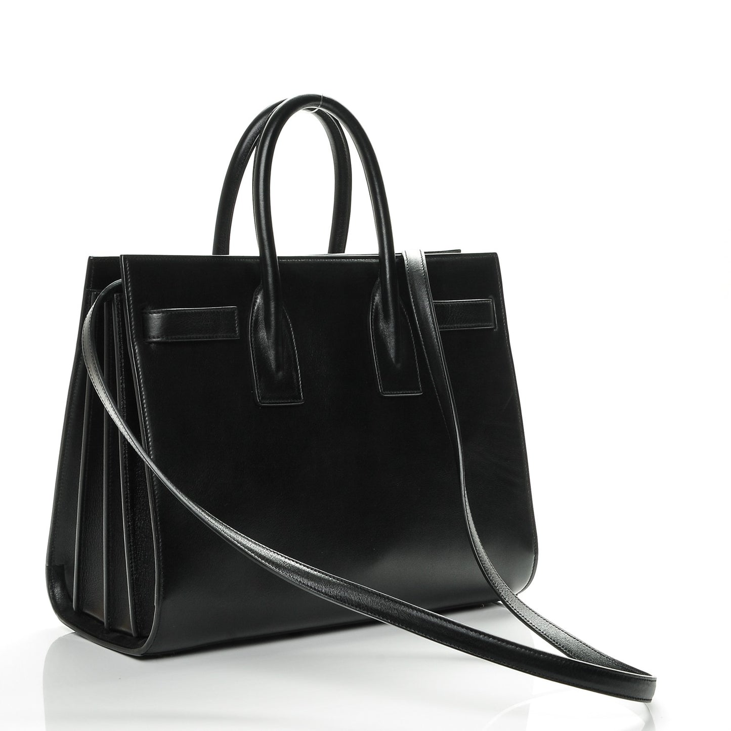 Calfskin Small Sac De Jour Black