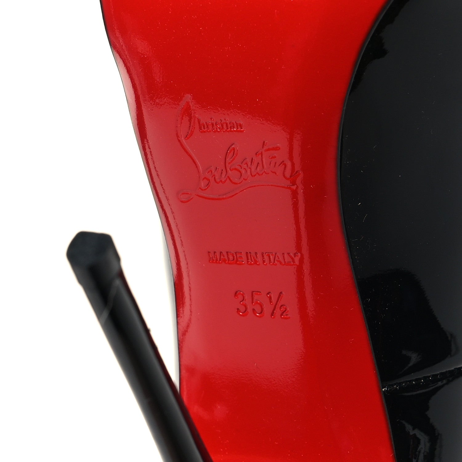 Christian Louboutin Patent So Kate 120 Pumps 35.5 Black 6 of 8