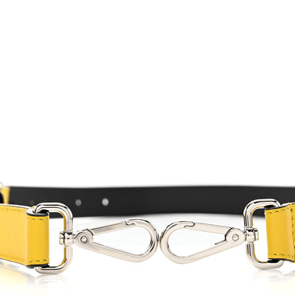 Fendi Vitello Large Baguette Strap Yellow 3 of 3