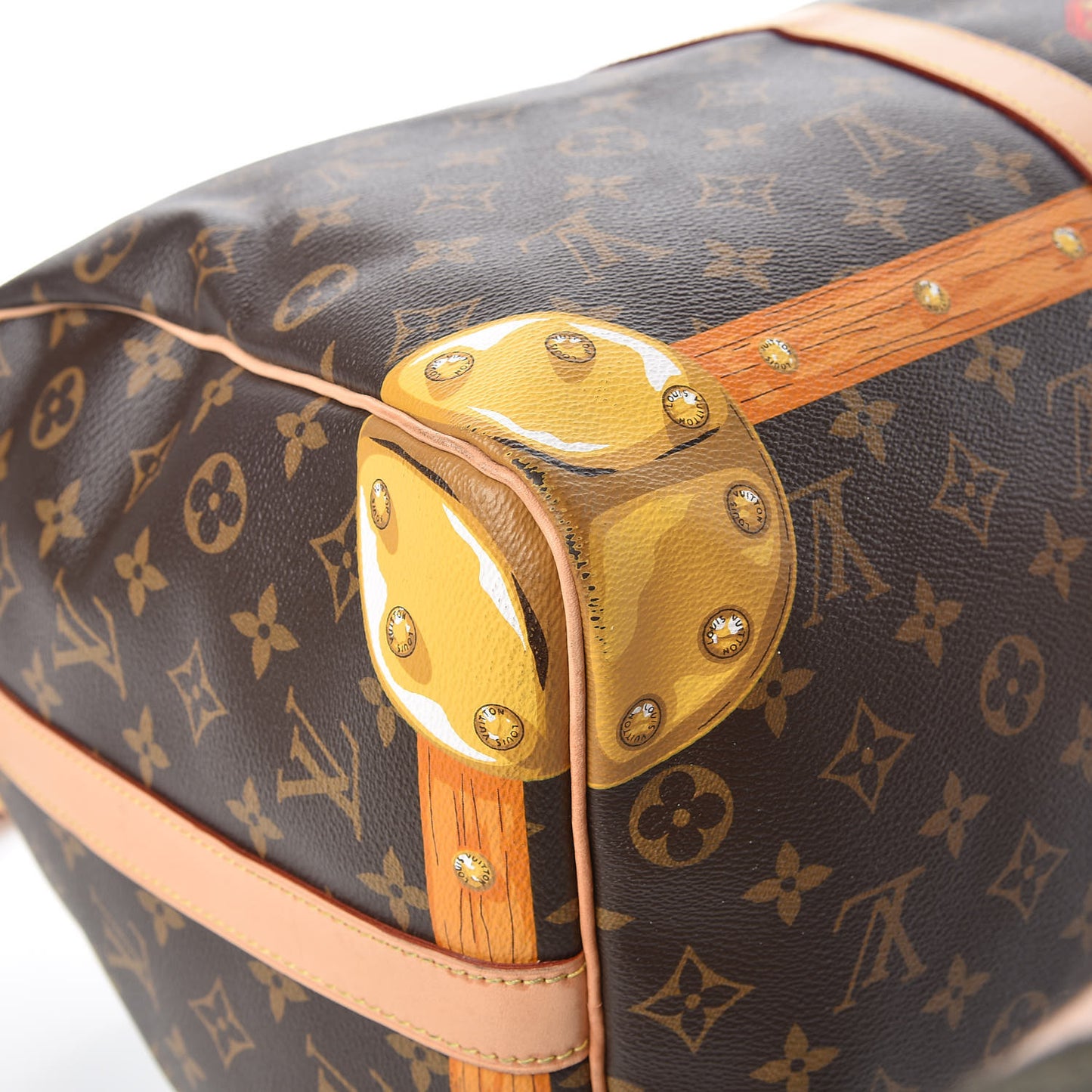 Monogram Summer Trunks Keepall Bandouliere 50