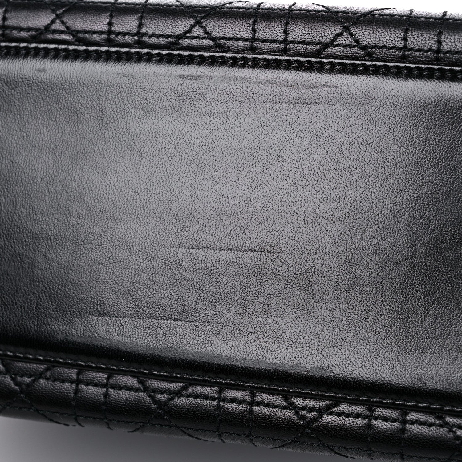 Christian Dior Lambskin Cannage Medium Lady Dior Black 11 of 13