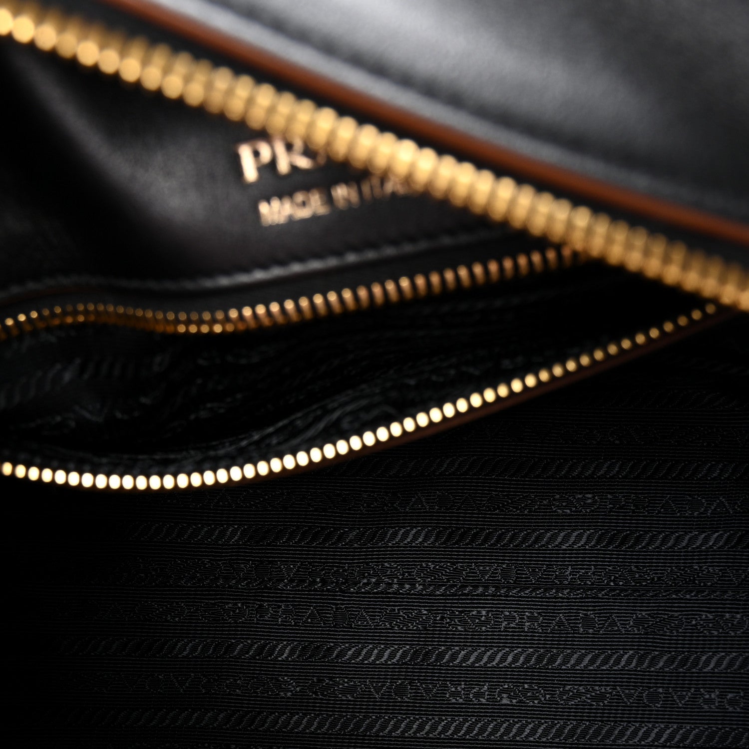 Prada City Calf Ribbon Bowling Bag Black 5 of 10