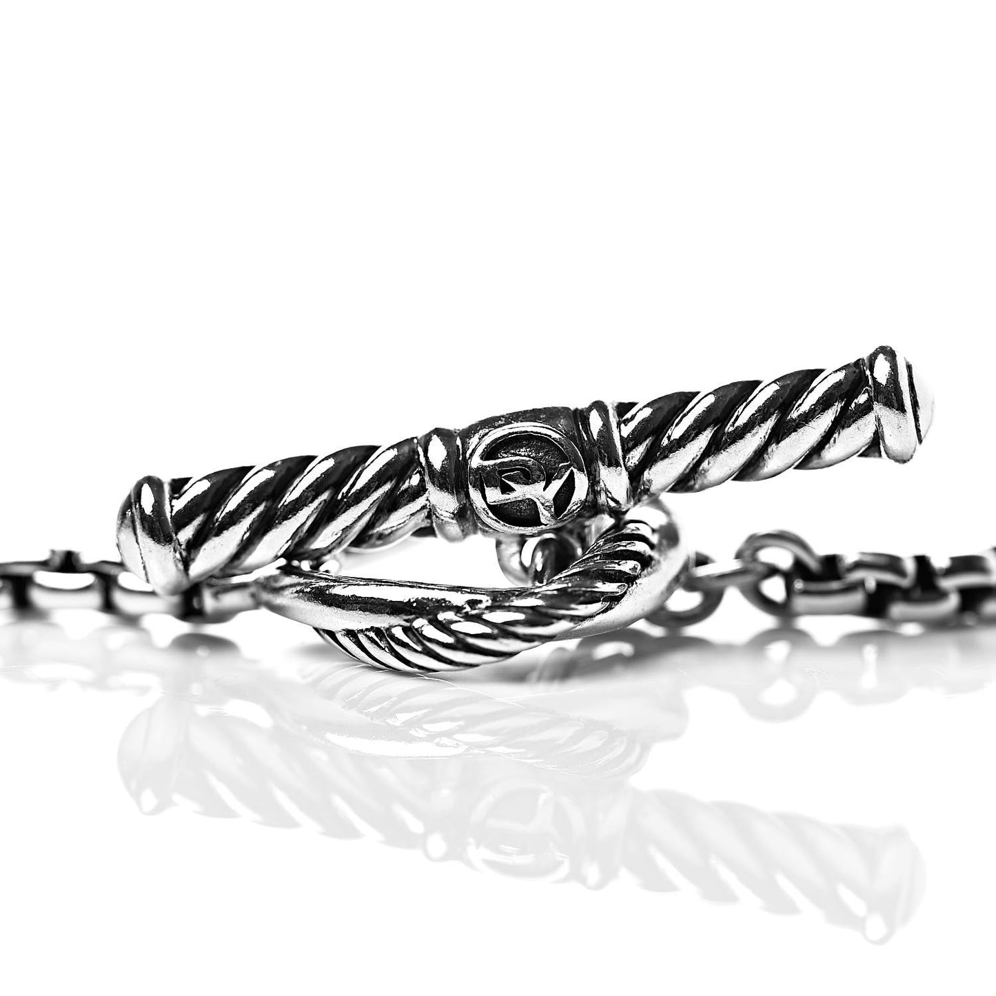 Sterling Silver Pearl Infinity Station Chain Necklace