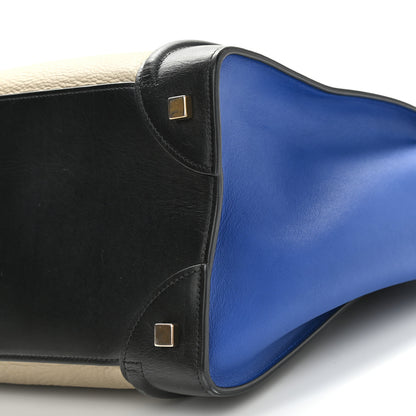 Celine Elephant Calfskin Mini Tri-Color Luggage Beige 8 of 18
