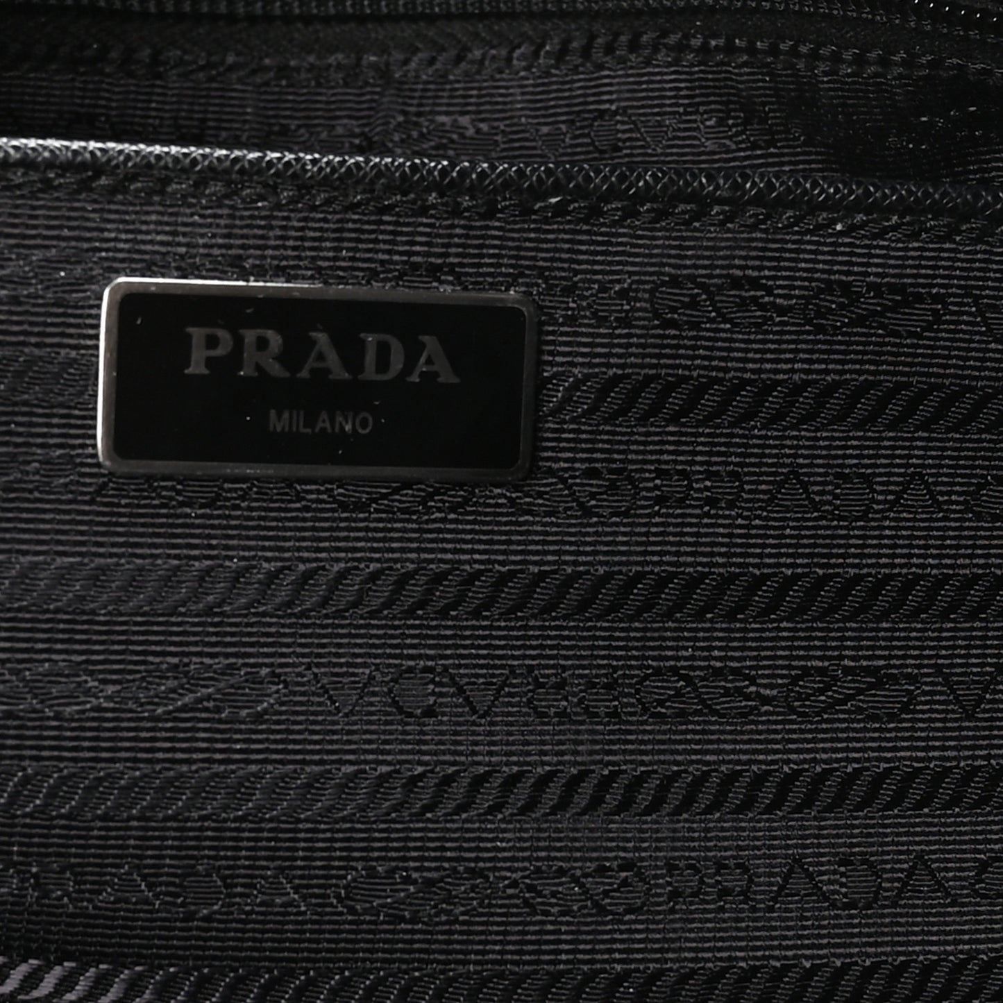 Nylon Vela East West Shopper Tote Black