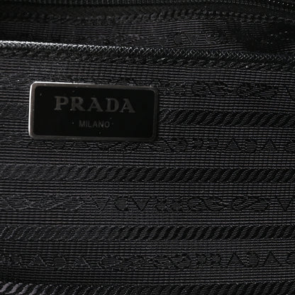 Prada Nylon Vela East West Shopper Tote Black 6 of 12