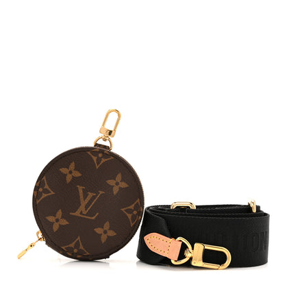 Louis Vuitton Monogram Multi Pochette Accessories Bandouliere Shoulder Strap Black 1 of 6