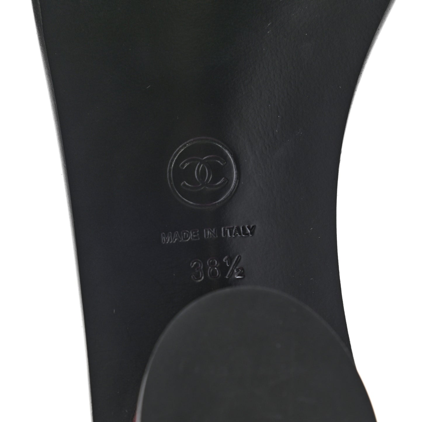 Patent CC Thong Sandals 38.5 Grey Pink