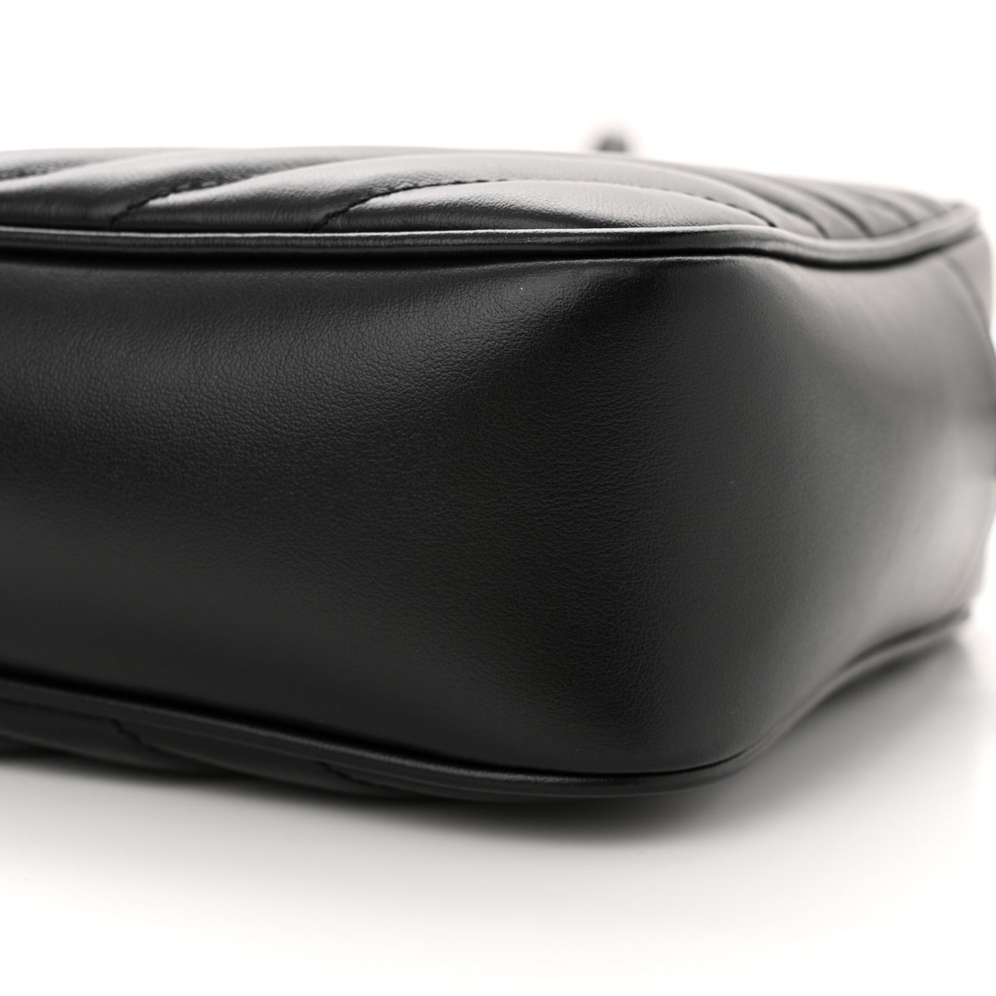 Calfskin Matelasse Monogram Lou Camera Bag Black