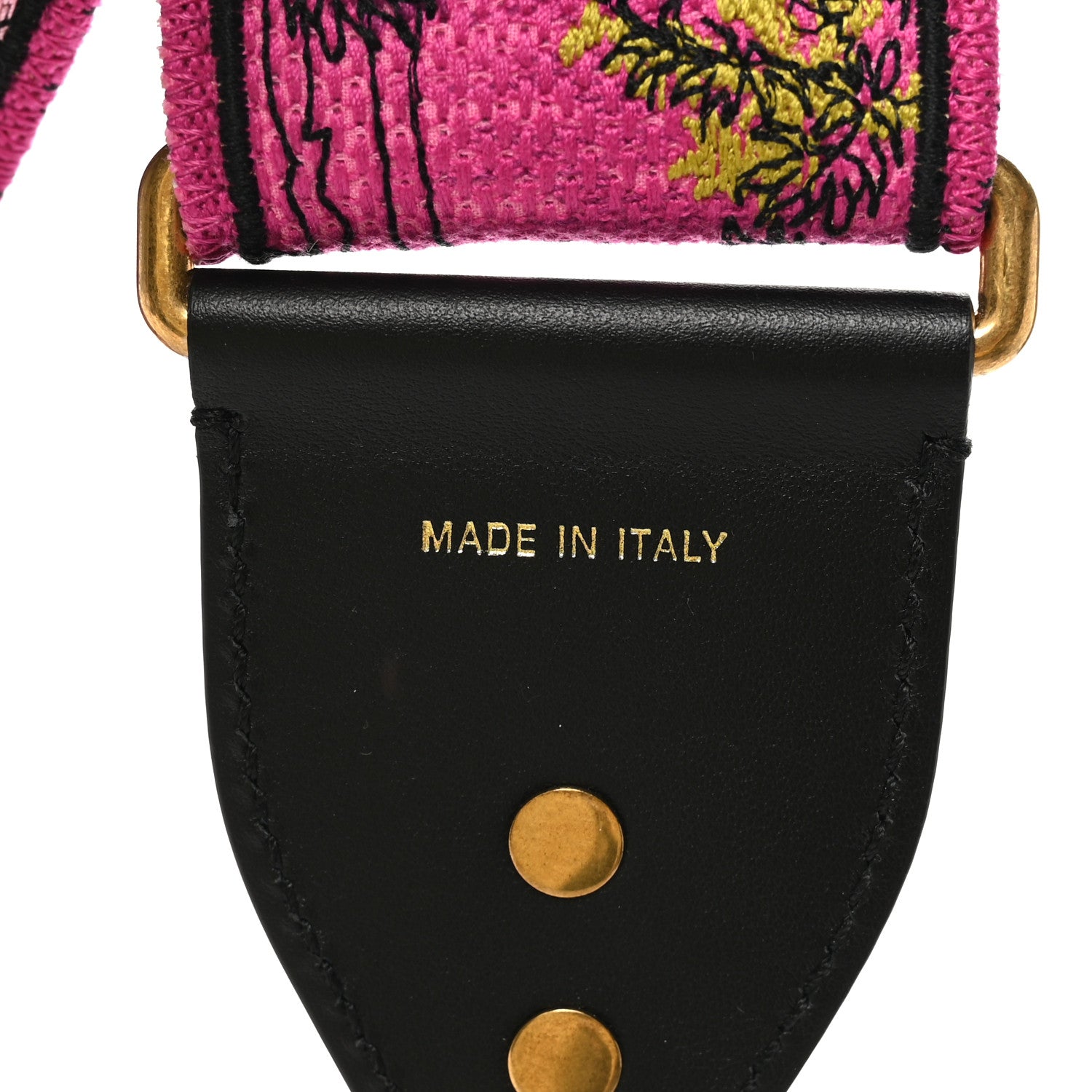 Christian Dior Canvas Toile de Jouy Voyage Shoulder Strap Fuchsia Multicolor 4 of 4