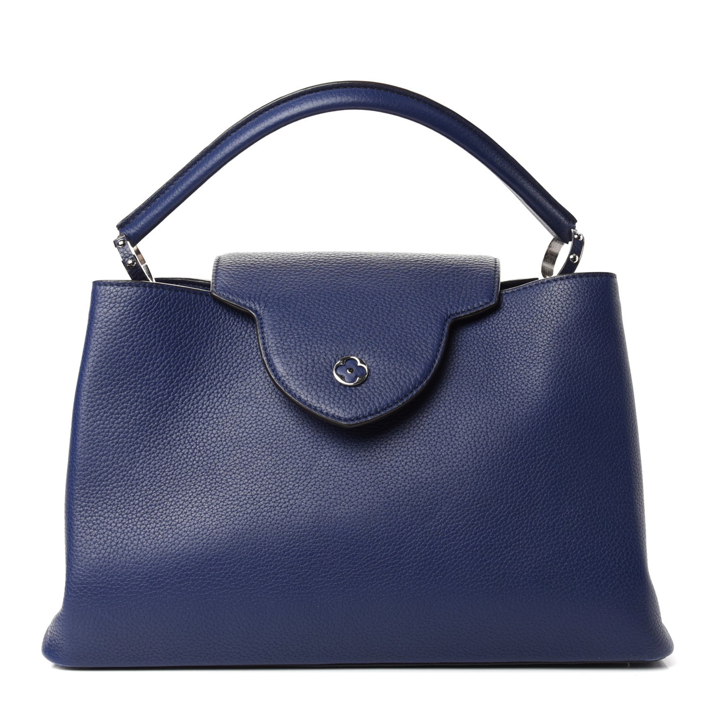 Taurillon Capucines MM Indigo