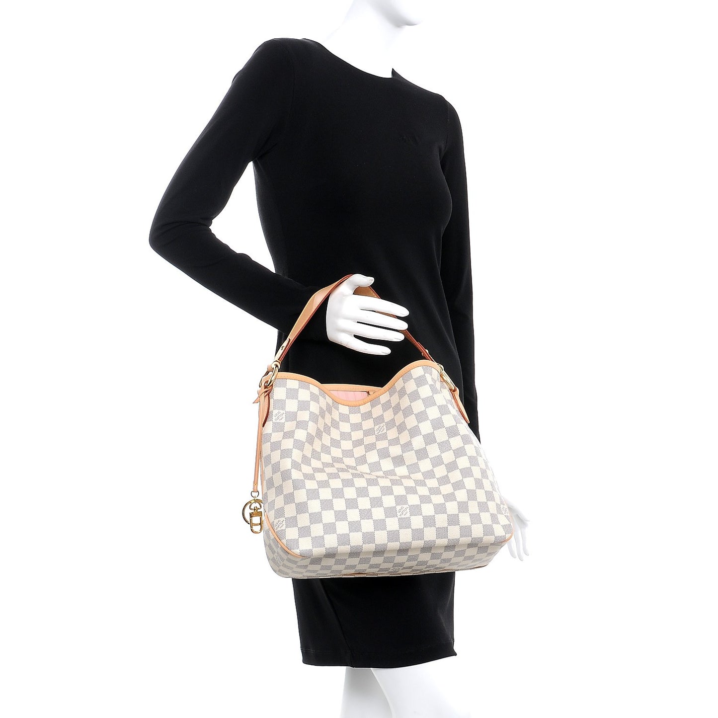 Damier Azur Delightful PM Rose Ballerine