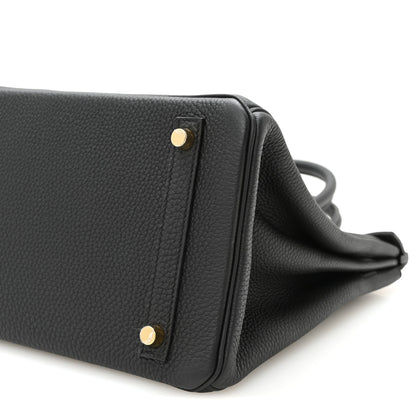 Hermes Togo BIRKIN 30 Black 9 of 10