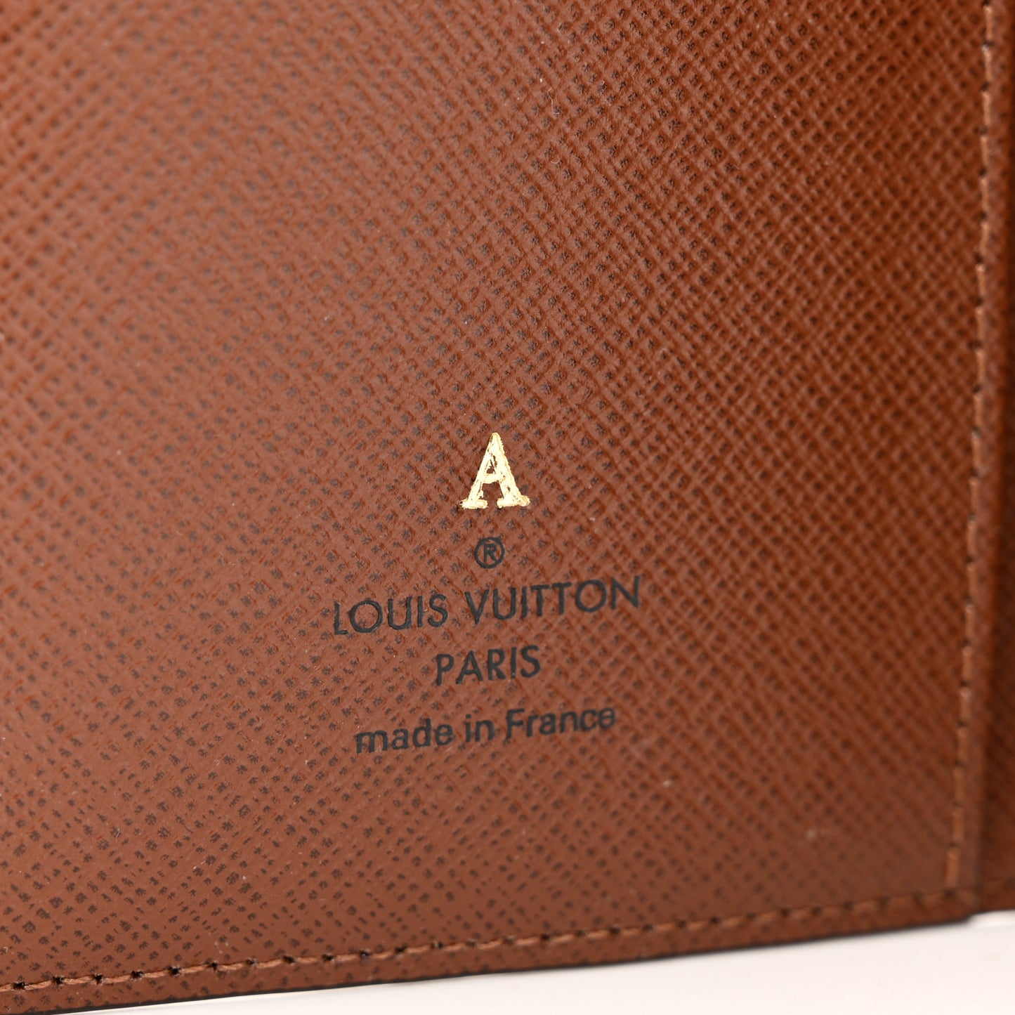 Monogram Pocket Agenda Cover