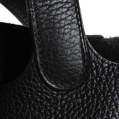 Hermes Taurillon Clemence Picotin PM Black 16 of 17