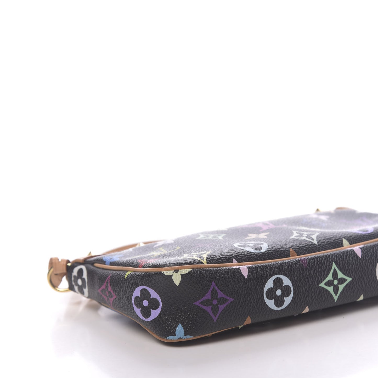 Monogram Multicolor Pochette Accessories Black