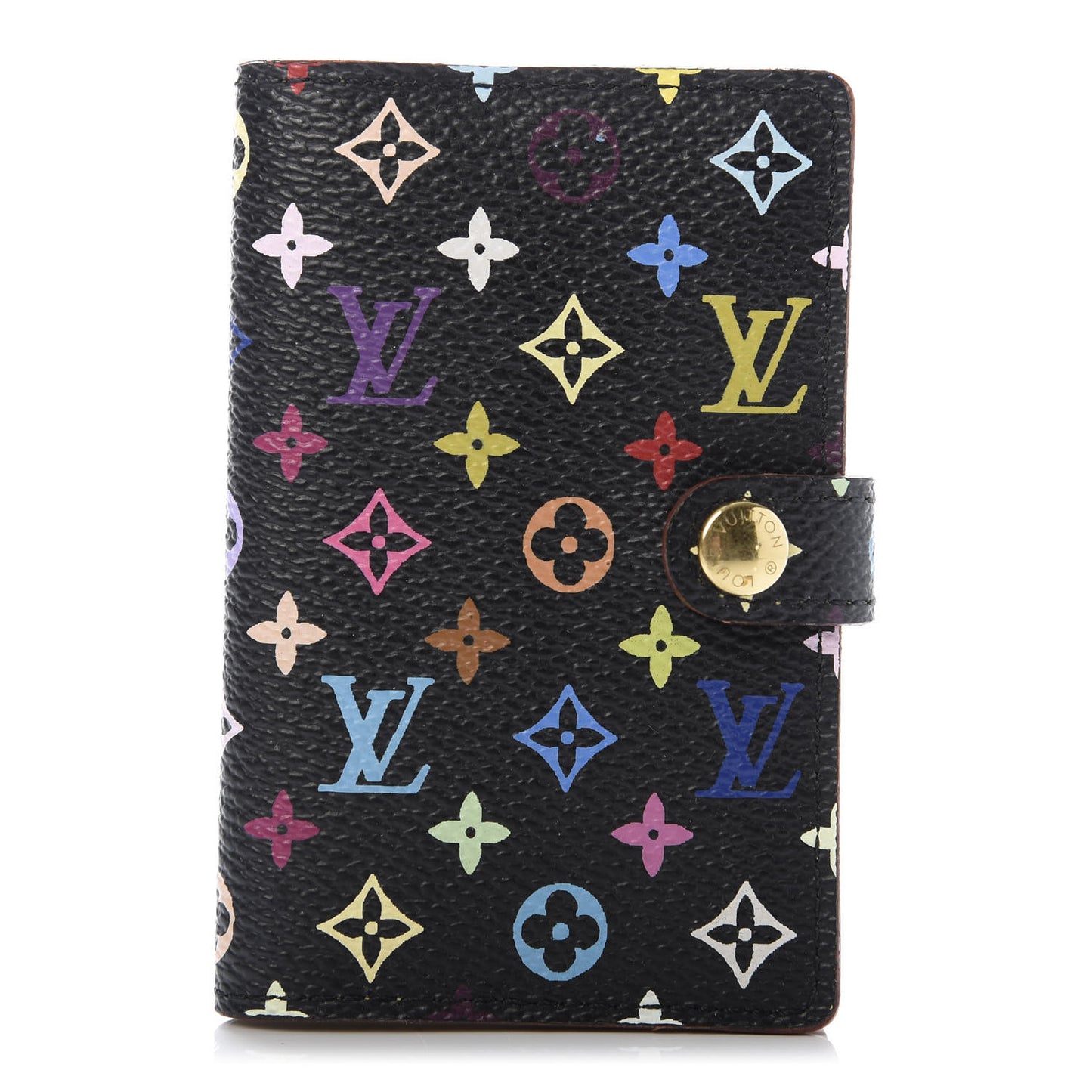 Monogram Multicolor Carnet de Bal Mini Agenda Cover Black