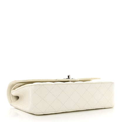 Chanel Caviar Quilted Medium Double Flap White 4 of 17